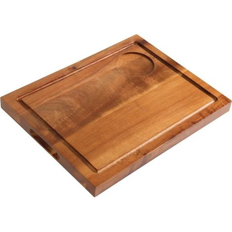 Grande planche à steak en bois d'acacia - Ref DP139 - Olympia
