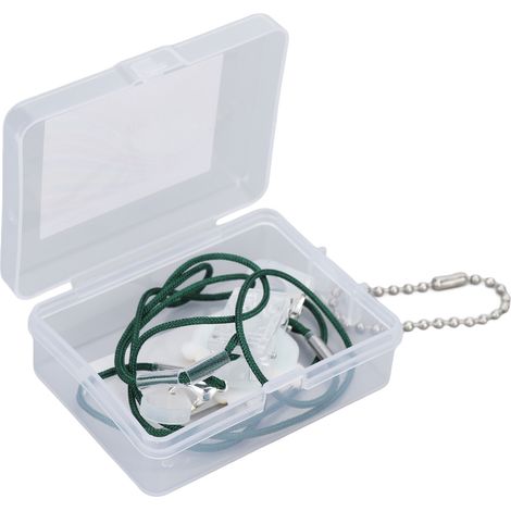 Support pour appareil auditif en nylon résistant, motif cactus, anti-perte, double clip auriculaire, idéal pour le sport, les voyages et le jardinage. (1/5)