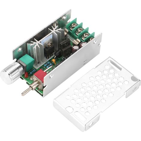 Contrôleur de vitesse PWM pour moteur à balais 12-40 V CC avec interrupteur marche avant/arrière (1/5)