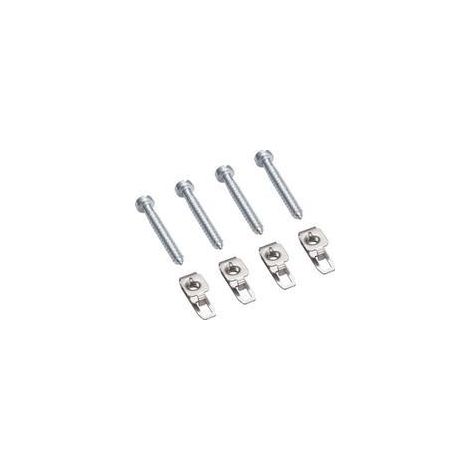 Fixation rail de montage Hager zz44sf métal plastique 4 pièces