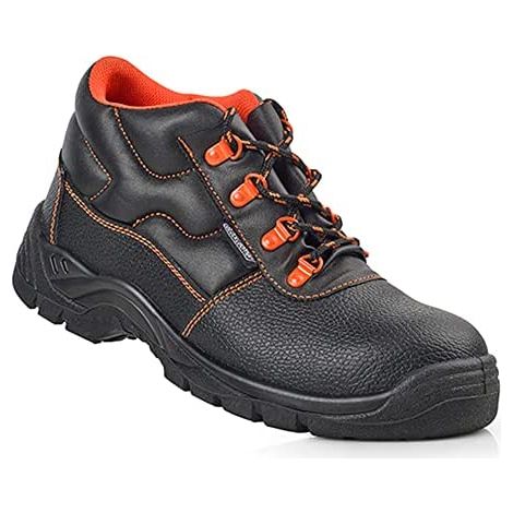 Sicherheitsschuh Hoch aus Leder Schwarz S3 SRC Größe 41 Leder Schwarz