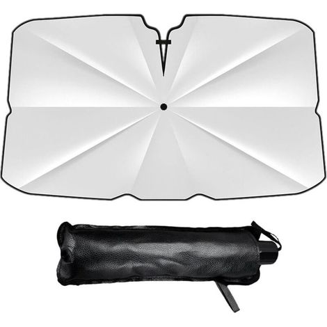 Ombrello parasole Pieghevole per parabrezza Auto parasole parabrezza dell'Auto Prima, Ombrellone Auto, Pieghevole, girevole a 360° Regolabile Asta Flessibile, Universale per parabrezza Auto (1/5)