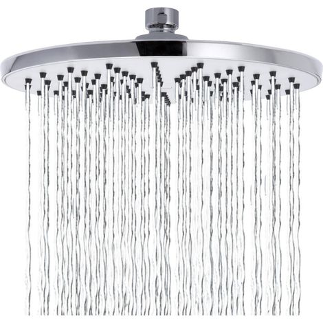 Regendusche 20cm rund, Hochdruck, Wand- & Deckenmontage, Kalkschutz (1/5)