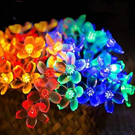 Solar-Lichterkette für den Außenbereich – Wasserdichte Gartenbeleuchtung mit 8 Lichtmodi und Fernbedienung, Ideal für Hof, Balkon und Garten