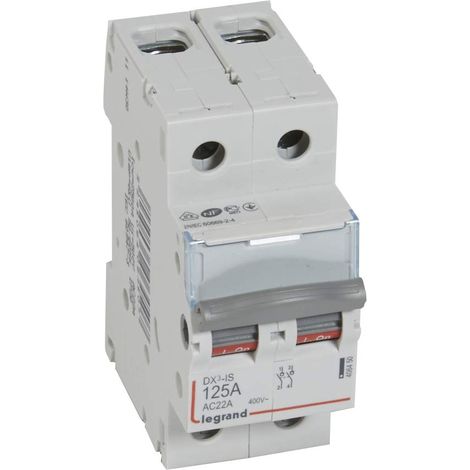 Interrupteur-sectionneur DX³-IS 2P 400V - 125A - 2 modules