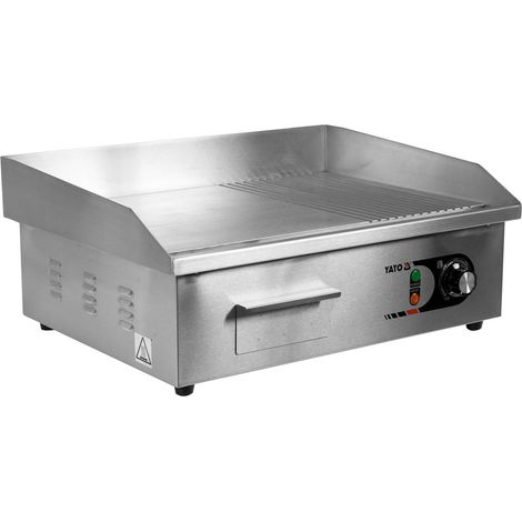 Gastro Grillplatte 2/3, glatt 3000W 555x430x230mm (1/5)