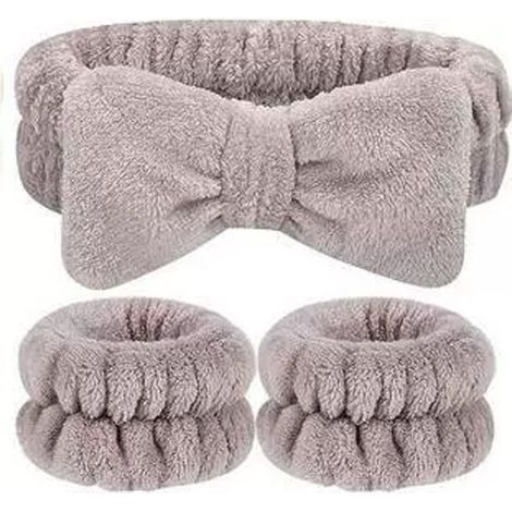 Ensemble de 6 pièces pour spa : bracelet, bandeau, élastique à cheveux et bracelet. (1/5)