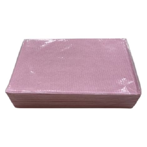 Lavette ajourée ou lavette cuisine haccp rose 35 x 50 cm