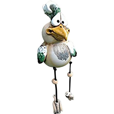 Statue de Poule en Résine pour Jardin, Décoration Extérieure Ferme et Pelouse, Idée Cadeau (1/5)