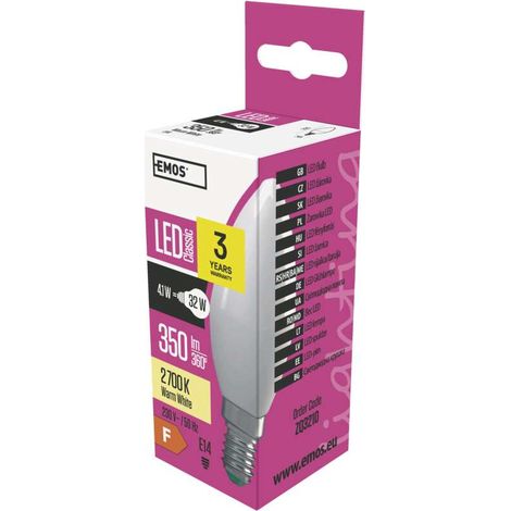 LED-Glühbirne Kerzenform 4.1W E14 warmweiß (1/5)