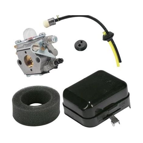 Kit modifica carburatore supporto filtro aria pescante decespugliatori 26 42 cc