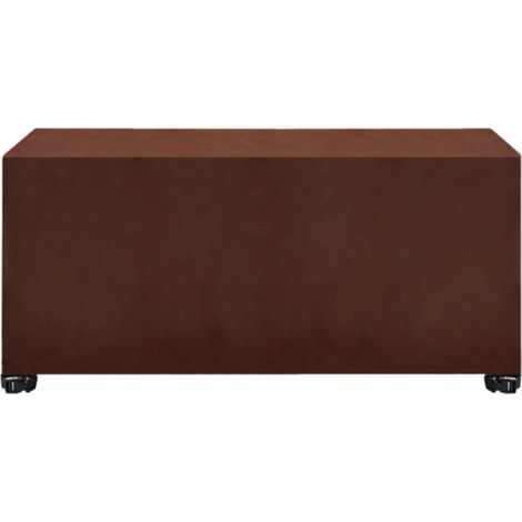 Housse anti-poussière pour meubles - couleur café 420D avec quatre boucles de fixation aux coins - 87 x 87 x 77 cm