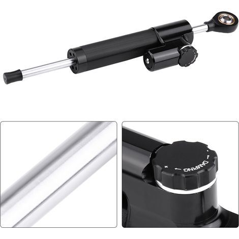 Stabilisateur de direction linéaire inversé pour moto, amortisseur en aluminium universel, sécurité de contrôle renforcée (1/5)