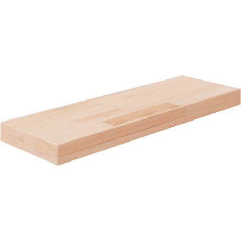 Regalboden 60x20x4 cm Unbehandeltes Massivholz Eiche