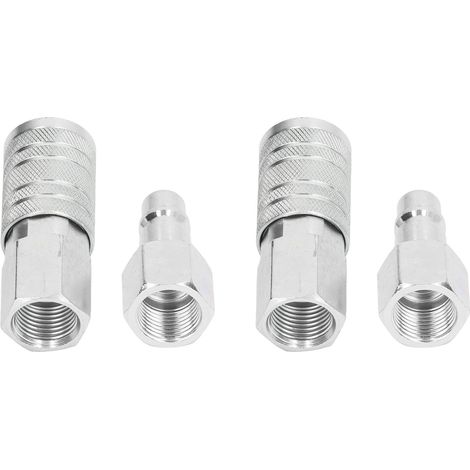 Kit de raccords pour outils pneumatiques American Pneumatic 1/2 pouce NPT, raccord rapide pour tuyau d'air, kit de connexion pour accessoires de compresseur d'air industriel I/M (1/5)