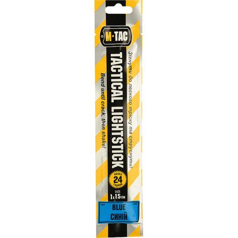 M-Tac Lightstick - Bastoncino luminoso - 15 cm - Blu (1/5)