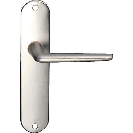 Manilla de puerta KLOSE besser con placa de aluminio «Mini»  Bec de cane