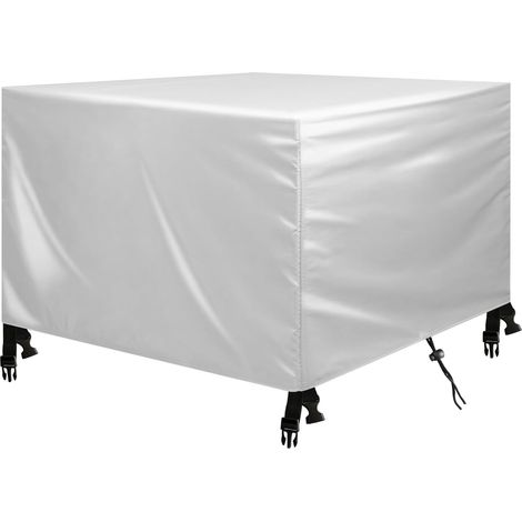 Housse de protection d'extérieur pour meubles jardin 126126 74cm Argent (1/5)