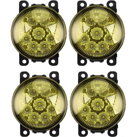feux antibrouillard LED jaunes 4F9Z-15200-AA pour Ford Explorer, Transit, Focus et Fusion (1/5)