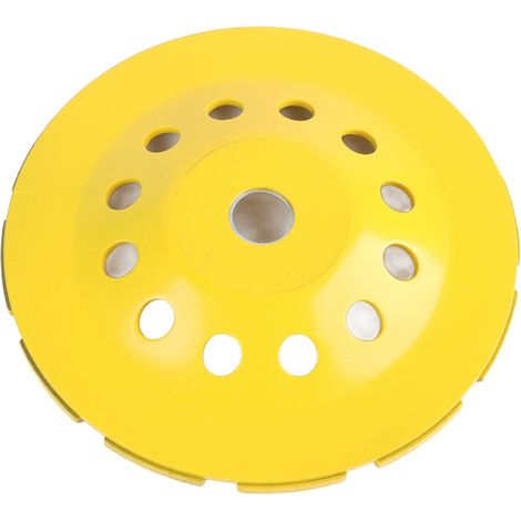 Beyamis Disque à meuler diamanté double rangée 115/125/180 mm pour meuleuse d'angle, pour la découpe de briques et de béton (180 mm) (1/5)