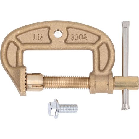 Pince de terre de soudage Laiton Bonne conductivité électrique Anti oxydation Pince de terre 300A G Style (1/4)