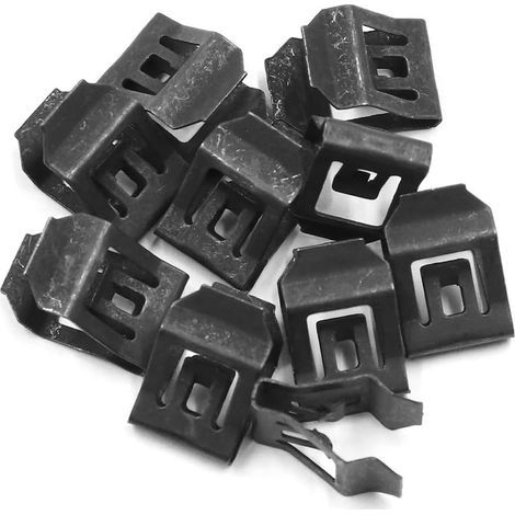 Pince Tableau Bord Voiture Console Fixation Clips métalliques 16x10.5mm 10pcs (1/3)