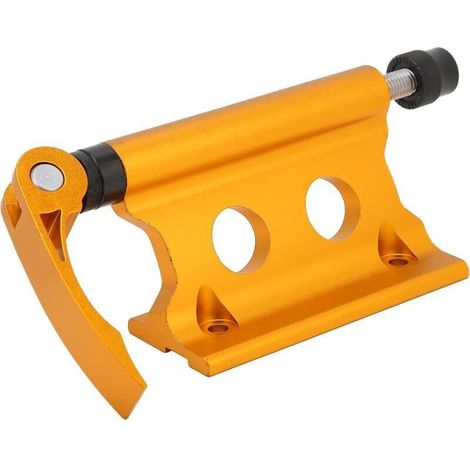 Aluminum Bike Fork Mount Bracket - Vertical/Horizontal Mount - Compact 6.5" x 1.5" x 2.3" - for Transport and Storage (1/5)