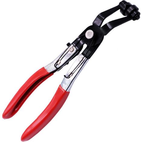 Pliers À Collier - 45° - Acier Allié - Pour Tuyaux D'Eau Automobile - Ouverture Max 60 Mm - Longueur Totale 215 Mm - 1 Pièce