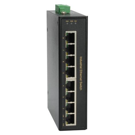 LevelOne IFP-0801 Conmutador PoE Fast Ethernet Industrial de 8 puertos, 120W (1/2)