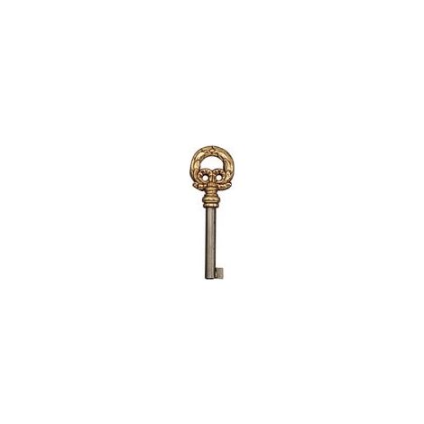 Clé louis xvi bronze - Ajustage : S45 - Tige : 40 - Décor : Patiné - DUBOIS