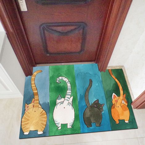Tapis d Entree Interieur, Paillasson Exterieur, Tapis, Facile à Nettoyer, Super Résistant et Antidérapant(40 x 60 cm) (1/5)