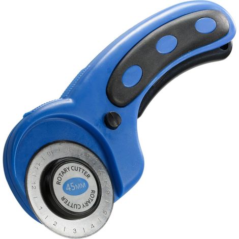 Rollschneider 45mm Rundklinge Rollmesser für Papier Stoff Leder Latex (1/4)