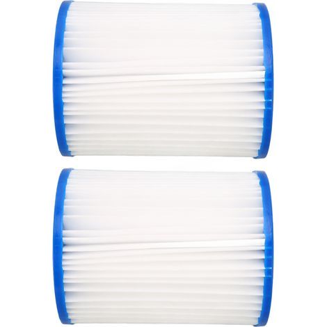 Lot de 2 filtres lavables pour piscines et spas, compatibles avec les jacuzzis et les bains à remous. (1/5)
