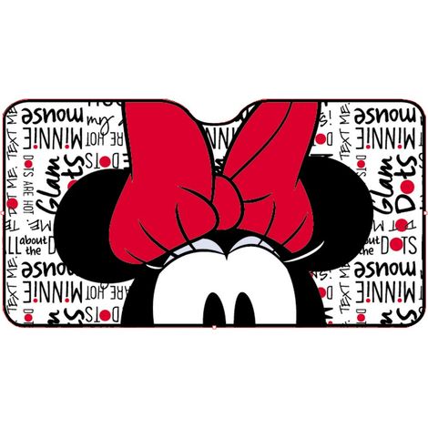 Parasole anteriore parabrezza auto Minnie 130x70cm bambine cartoni (1/5)