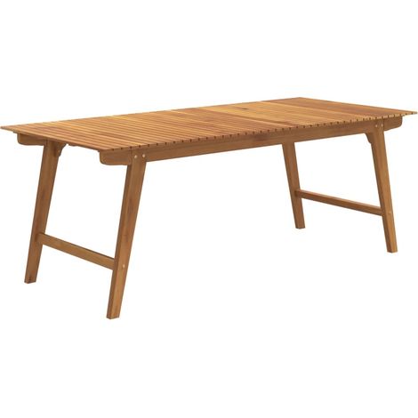 Maison Exclusive - Gartentisch 200x90x75 cm Massivholz Akazie (1/5)
