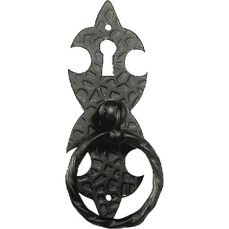 MANIGLIA AD ANELLO CON PIASTRA mm 45- 12 pezzi