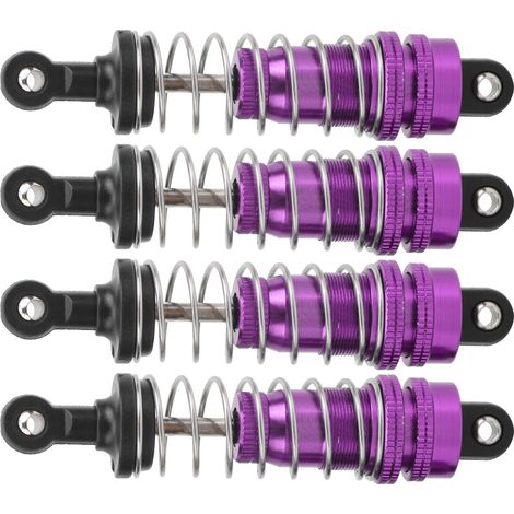 Amortisseurs Suspension 4 pièces pour WLtoys 144001, Voiture RC 1/14, Accessoire Violet (1/5)