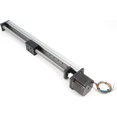 Actionneur linéaire de 400 mm de longueur avec rails linéaires carrés, vis à bille SFU1605 avec moteur pas-à-pas NEMA23 pour pièces de routeur CNC à monter soi-même, axe X Y Z