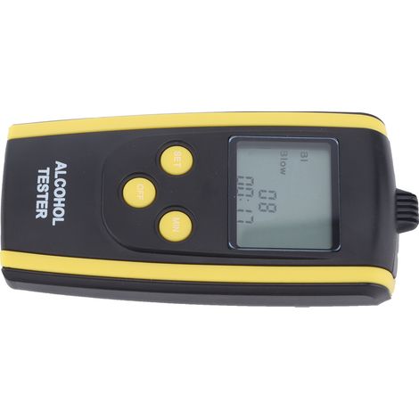 Alcootest portatif rechargeable sans contact, précision élevée pour conduite sécurisée en voiture. (1/5)