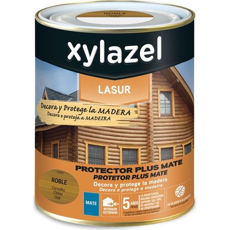 Protector madera plus decora roble mate 250 ml (1/2)