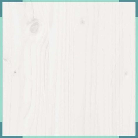 873563 Table basse 3 pcs Blanc Bois massif en pin (1/4)