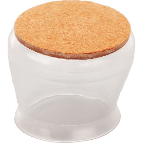 Lot de 36 protège-pieds de chaise en silicone souple, élastique et transparent, pour la maison, le bureau, l'hôtel ou le restaurant. (1/5)