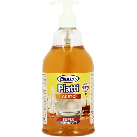 MAURY'S DETERSIVO PER PIATTI CON DOSATORE DA 750 ML SUPER SGRASSANTE ACETO (1/2)