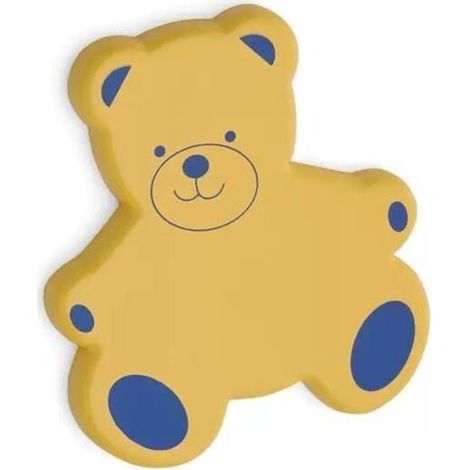 Decoro estetico a forma di orsetto giallo 90x105x8mm - 1599M Bear (1/2)