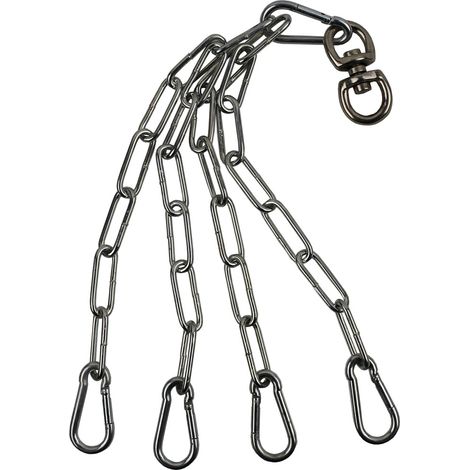 Kit de fixation de chaîne avec boucle pivotante pour sac de frappe