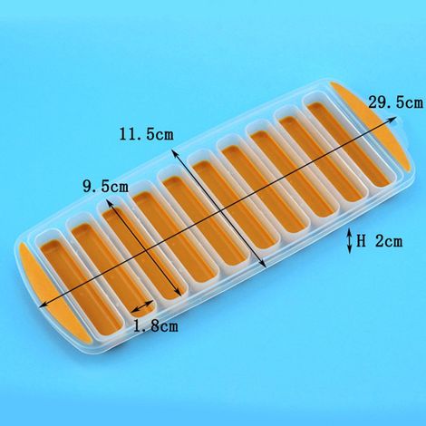 Moules à glaçons en silicone pour bâtonnets de glace, faciles à démouler, pour bouteilles d'eau et de sport. (1/5)
