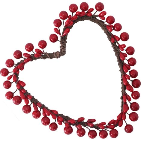 Ghirlande e anelli portacandele per San Valentino - Portacandele a forma di cuore