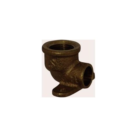 Cornat Löt-Wandscheibe 90° Rotguss, ø 22 mm, 3/4 IG Lötfittings