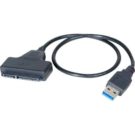 CONECTICPLUS Adaptateur USB 3.0 vers SATA pour SSD / HDD 2.5\' - auto alimenté (1/2)