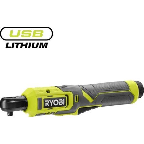 RYOBI 4V USB Lithium Mechanik Ratsche - ohne Akku und Ladegerät - RR14W4-0